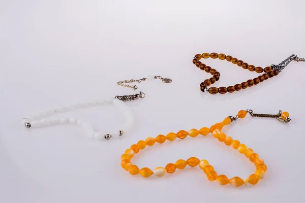 Set Praying Beads Various Colors — Stock Photo, Image