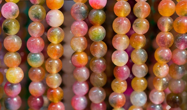 Perles Colorées Différentes Couleurs — Photo