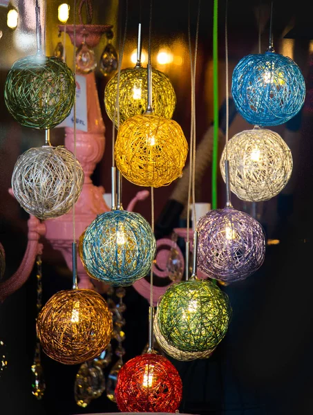 Лампочки Накаливания Декоративном Стиле — стоковое фото