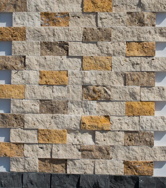 Decorative Cubic Stone Wall Background Texture — Stock Photo, Image