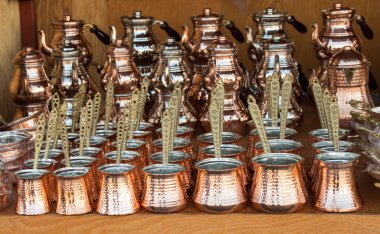 Geleneksel Türk kahve cezveleri