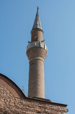 Osmanlı zaman cami taş Minare yapılmış