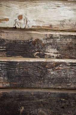 Arkaplan olarak eski ahşap bir dalışın doku ayrıntıları