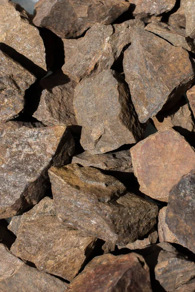 Brons Ädelsten Som Naturligt Mineralbergartsprov — Stockfoto