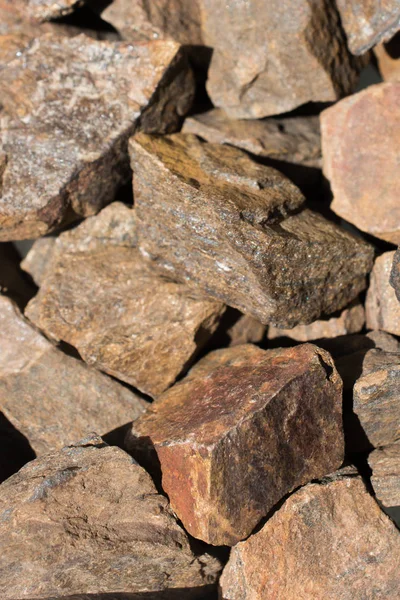 Brons Ädelsten Som Naturligt Mineralbergartsprov — Stockfoto