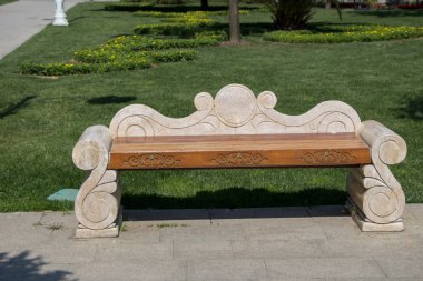 Gül bahçesinde güzel renkli güller