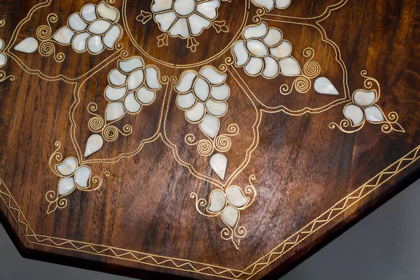 Ottoman Art Example Mother Pearl Inlays — Stock Photo, Image