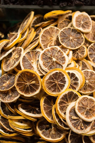 Frutas Secas Naturais Vendem Mercado — Fotografia de Stock