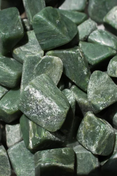 jade gem stone as natural mineral rock specimen