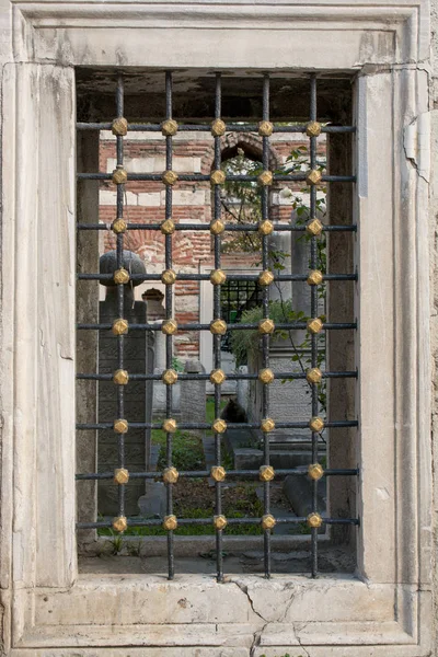 Alte Fensterarchitektur Aus Osmanischer Zeit Istanbul — Stockfoto