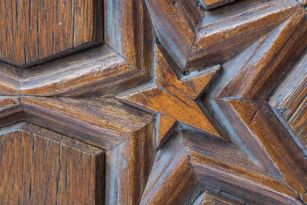 Tahtada geometrik desenli Osmanlı Türk sanatı