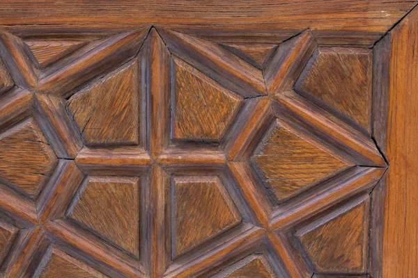 Tahtada geometrik desenli Osmanlı Türk sanatı