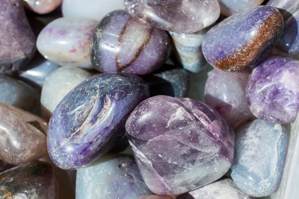 Piedras Preciosas Minerales Naturales Determinado Tipo Vista — Foto de Stock