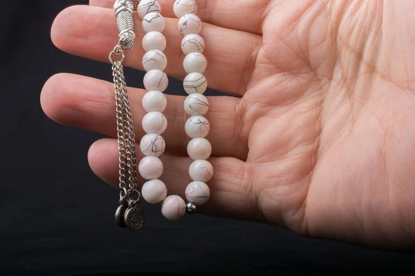 Set Some Praying Beads Various Colors Hand — Stock Photo, Image