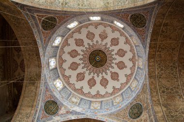 İstanbul, Türkiye 'de Osmanlı mimarisinde kubbenin iç görünümü