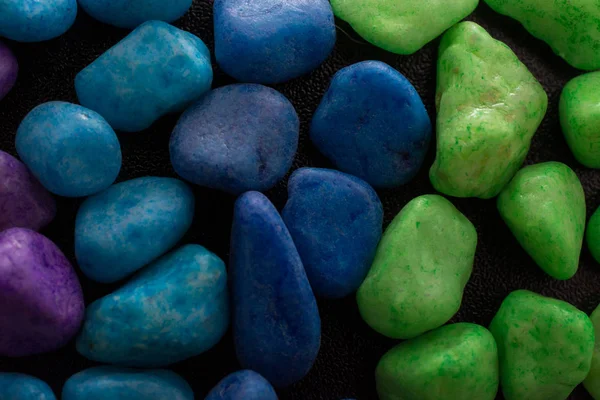 Küçük renkli çakıl yığını taş arka plan olarak