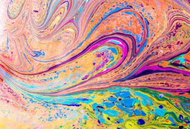 Renkli soyut arkaplan olarak geleneksel mermer sanat modelleri