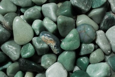 aventurine gem stone as natural mineral rock specimen clipart