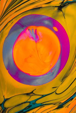 Geleneksel Osmanlı Türk mermer sanat modelleri soyut renkli arkaplan olarak