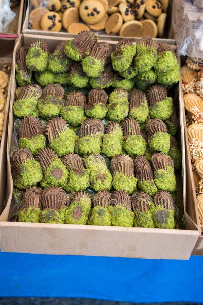 Turkish Style Freshly Made Cookies View — Stock Photo, Image