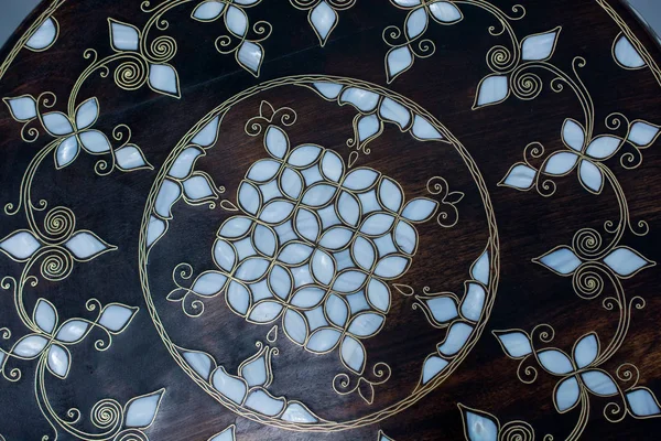 Ottoman Art Example Mother Pearl Inlays — Stock Photo, Image