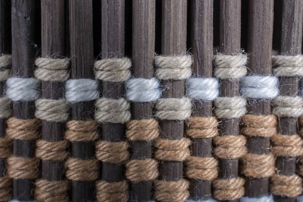 El işi hasır yüzeyinin desen doğa arka planı