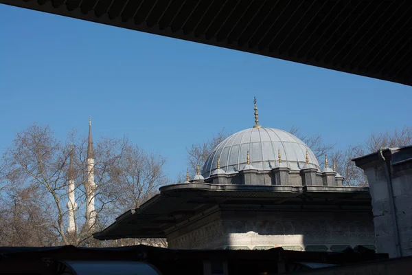 Stanbul Türkiye Osmanlı Mimarisinde Kubbenin Dış Görünümü — Stok fotoğraf