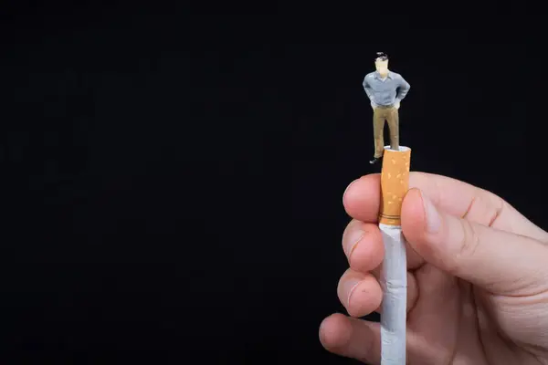 Cartaz Dia Sem Tabaco Mundial Para Dizer Conceito Não Fumar — Fotografia de Stock