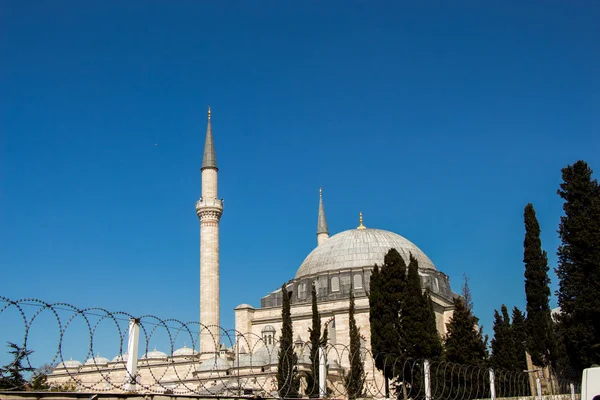 Außenansicht Der Moschee Osmanischen Stil Istanbul — Stockfoto