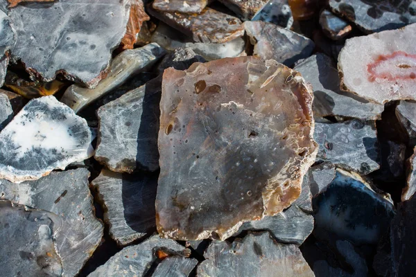 Belli Bir Tipte Doğal Mineral Değerli Taşlar — Stok fotoğraf