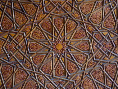 Geometrik desenli Osmanlı Türk sanatı