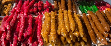 Türk stili meyve hamuru atıştırmalık olarak kurutuldu