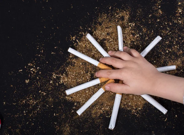 Plakat Zum Weltnichtrauchertag Für Ein Konzept Zum Rauchverbot — Stockfoto