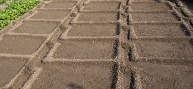 İlkbaharda tarlaya sürülmüş ve izleri var.