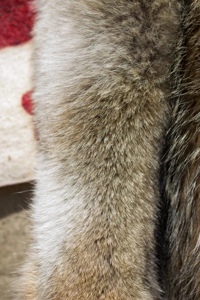 作为背景纹理的装饰动物毛皮 — 图库照片