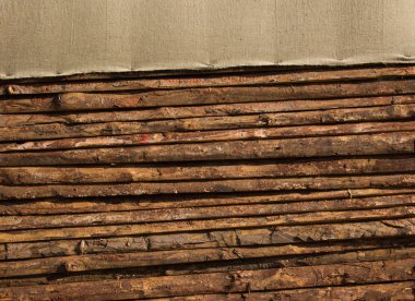 Ahşap kalaslar ahşap arka plan dokusu olarak