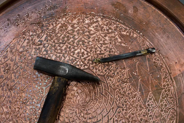 Metallere Uygulanan Osmanlı Sanat Örnekleri — Stok fotoğraf