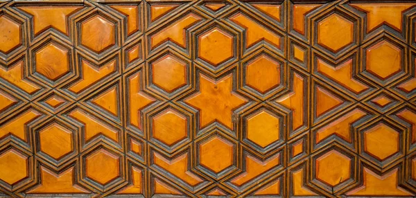 Arte Turco Otomano Con Patrones Geométricos Madera —  Fotos de Stock