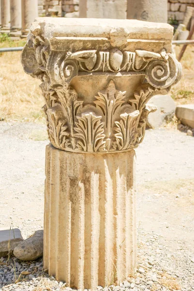 Romjai Ősi Város Ephesus Pulykában — Stock Fotó