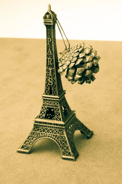 Set Der Kleinen Eiffeltürme — Stockfoto