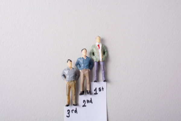 Pequena Estatueta Homens Miniaturas — Fotografia de Stock