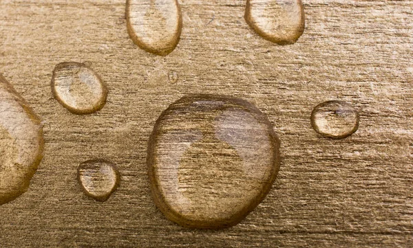 Water drops on a solid  surface