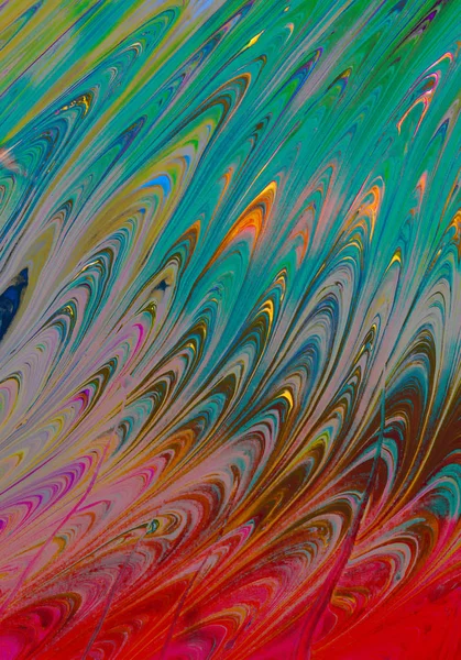 Tradicional Otomano Patrones Arte Mármol Turco Como Fondo Colorido Abstracto — Foto de Stock