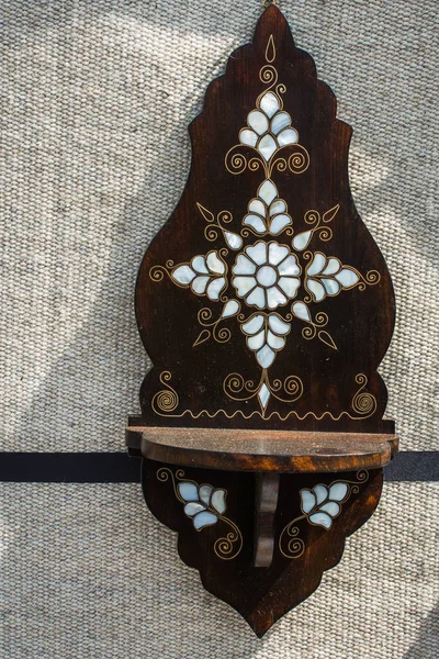 Contoh Seni Ottoman Mengenai Inlay Ibu Mutiara Pada Objek — Stok Foto