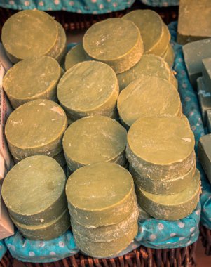 Kokulu el yapımı organik sabun koleksiyonu