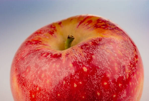Κόκκινο Μήλο Τελείες Κλείνω Πάνω Θέα — Φωτογραφία Αρχείου