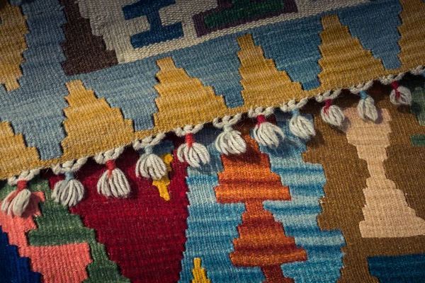 Stare Ręcznie Robione Dywany Dywany Tradycyjnego Typu — Zdjęcie stockowe