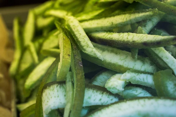 Vente Fruits Secs Naturels Sur Une Place Marché — Photo