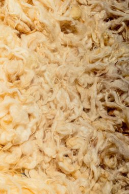 Doku arkaplanı olarak yün yığını