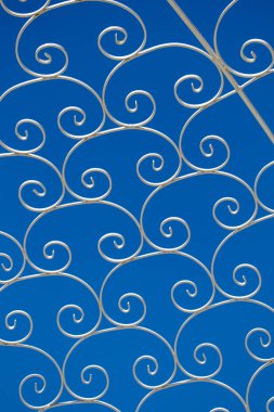 Metal üzerinde soyut formda arkaplan ve arkaplan dokusu ayrıntıları